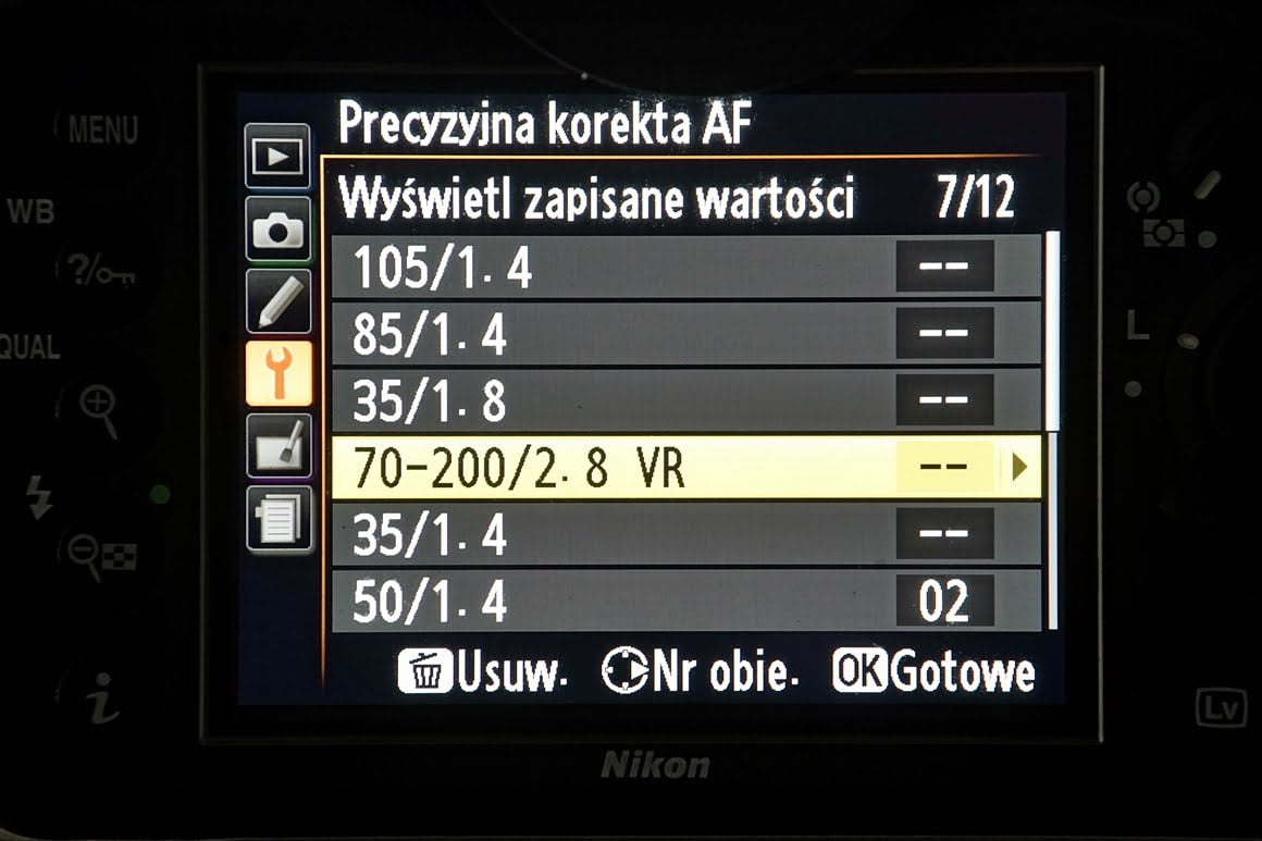 kalibracja obiektywu, interfoto.eu