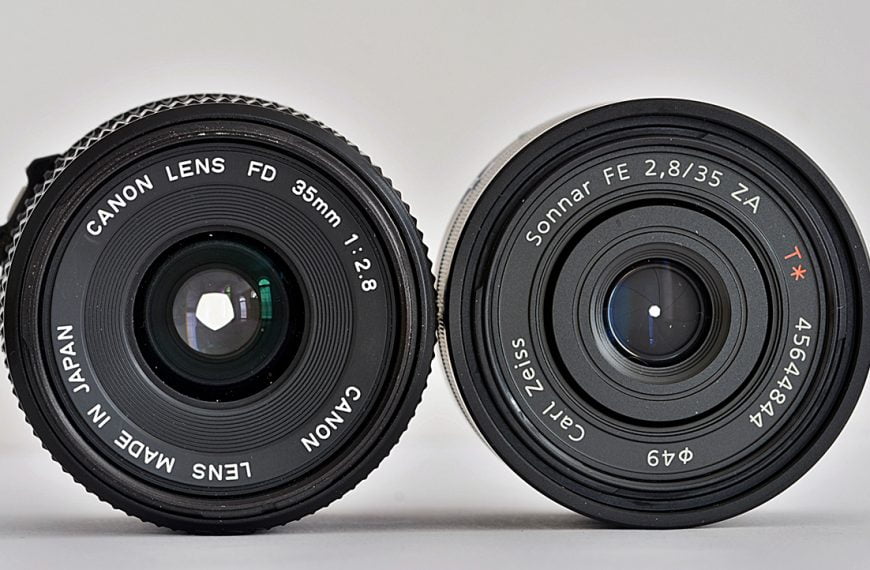 Sony Zeiss Sonnar T* FE 35 mm F/2,8 ZA vs. Canon FD 35 mm f/2,8 na Sony A7: trzydziestka piątka kontra trzydziestka piątka