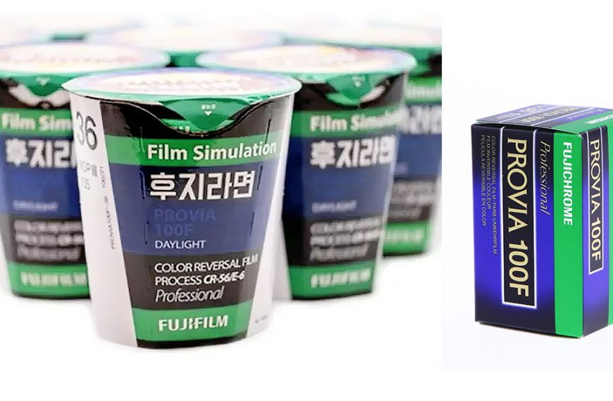 Fujifilm wypuszcza w Korei Południowej makaron błyskawiczny pod marką Provia 100