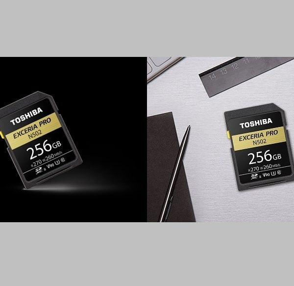 Toshiba wprowadza nowe karty UHS-II EXCERIA Pro SD o pojemnościach 32GB, 64GB, 128GB oraz 256GB