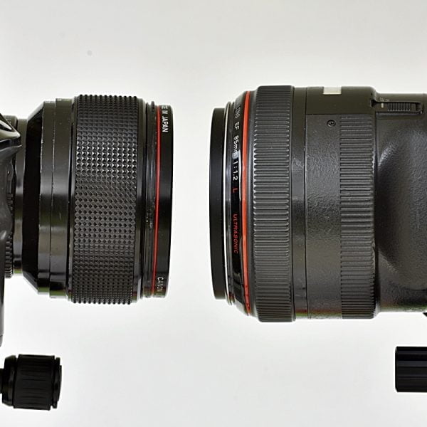 Canon FD 85 mm f/1,2L, Canon EF 85 mm f/1,2L USM: czterdzieści lat minęło, czyli ewolucja superjasnego obiektywu portretowego (EN)