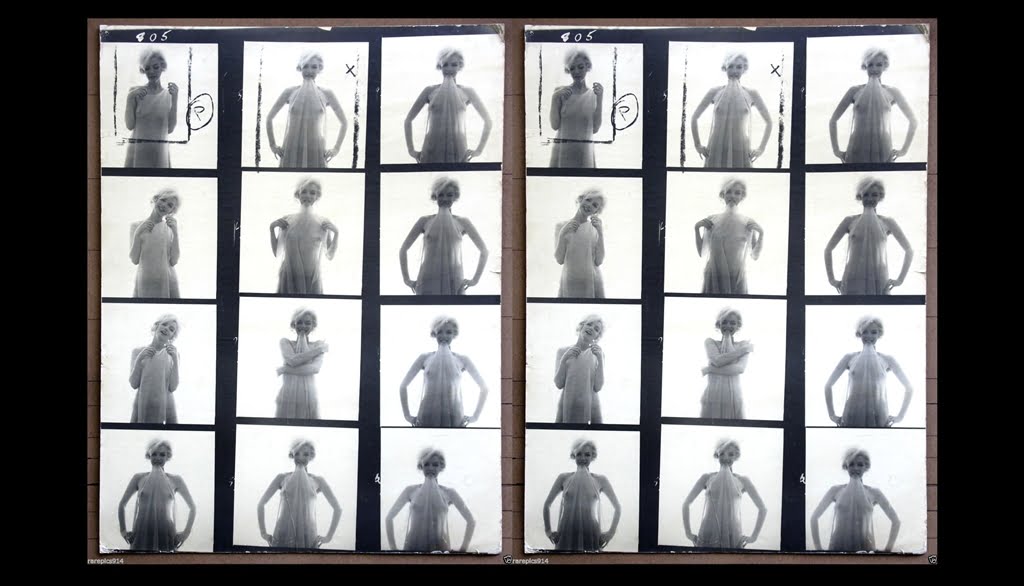 Bert-Stern-Marylin-Monroe-Contact-Sheet