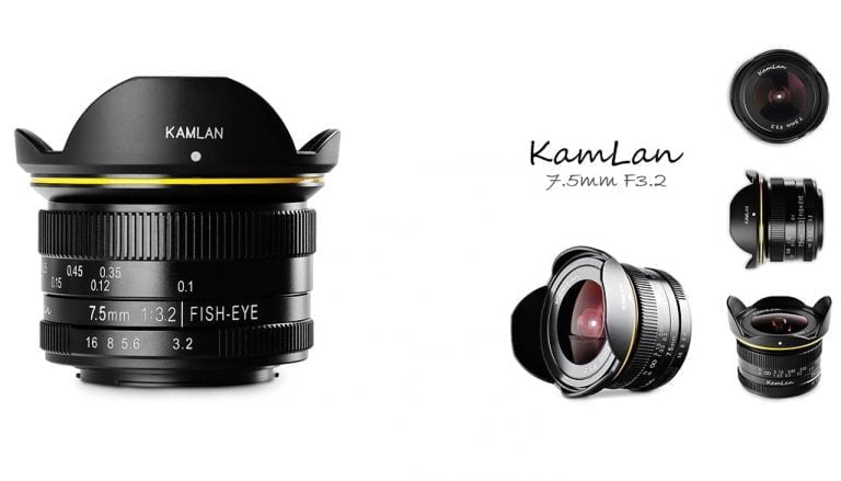 Kamlan, Fisheye-7,5mm-f3,2