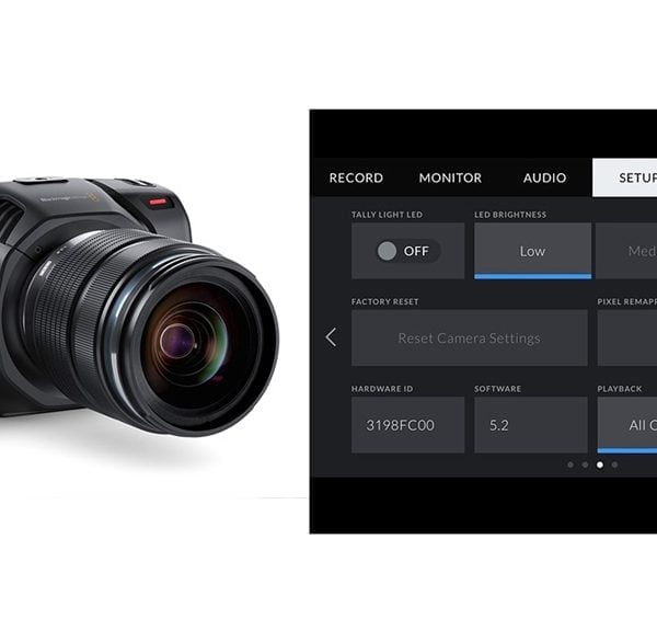 Aktualizacja oprogramowania dla kamery Blackmagic Pocket Cinema Camera 4K
