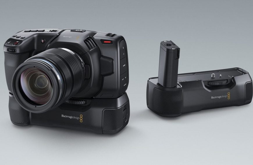 Blackmagic ogłasza nowy uchwyt zasilający dla swojej kamery Pocket Cinema Camera 4K