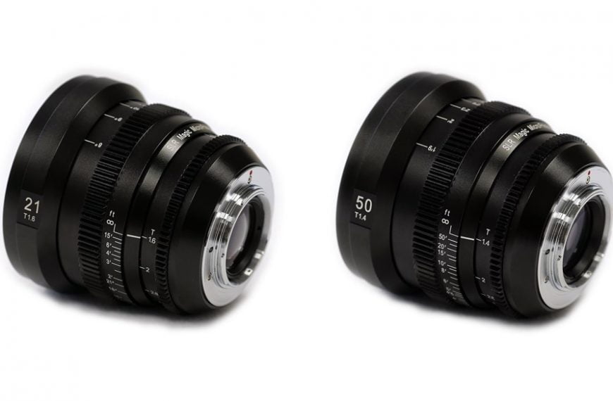 Obiektywy filmowe SLR Magic 21 mm T/1,6 i 50 mm T/1,4 serii “MicroPrime”