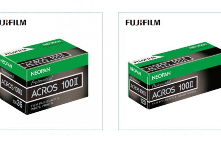 Materiał srebrowy Fujifilm Neopan 100 ACROS II w formatach 135 i 120