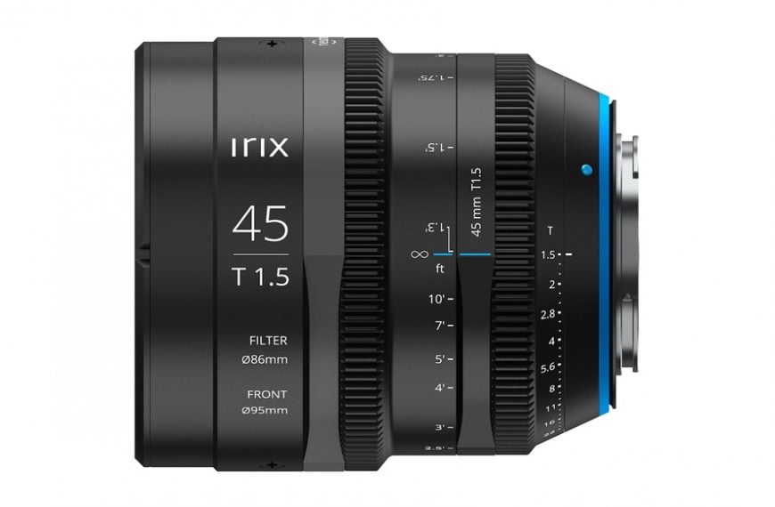 Obiektyw filmowy Irix 45 mm T/1,5 Cine w mocowaniach Canon EF, Sony E, MFT oraz Arri PL