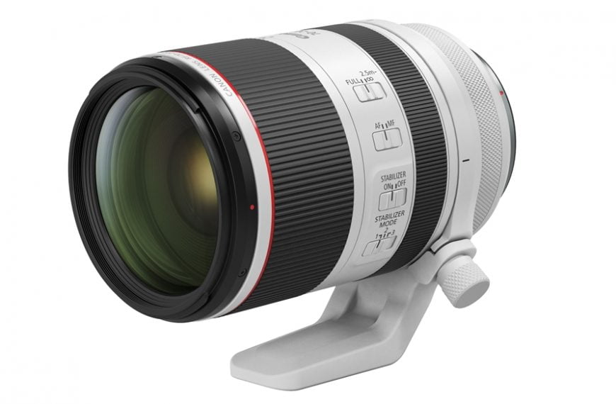 Aktualizacja oprogramowania dla obiektywu Canon RF 70–200 mm F/2,8