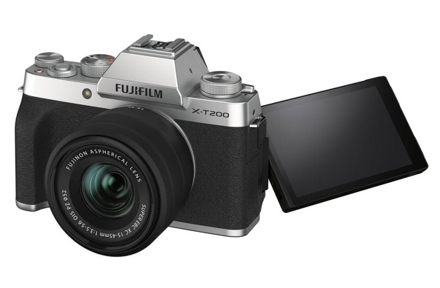 Aparat Fujifilm X-T200 i obiektyw XC 35 mm F/2