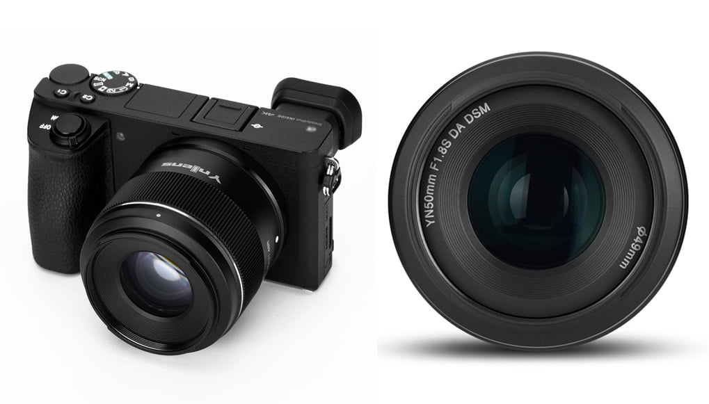 Obiektyw z autofokusem Yongnuo 50 mm F/1,8 dla matryc APS-C w mocowaniu Sony E