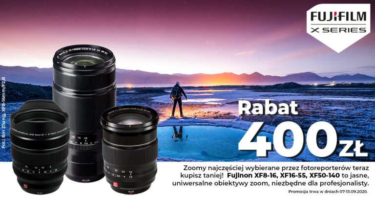Zoomy reporterskie Fujinon w promocji z rabatem 400zł!