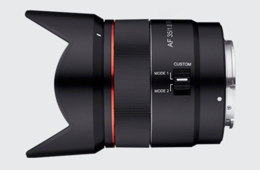 Obiektyw z autofokusem Samyang 35 mm F/1,8 w mocowaniu Sony E