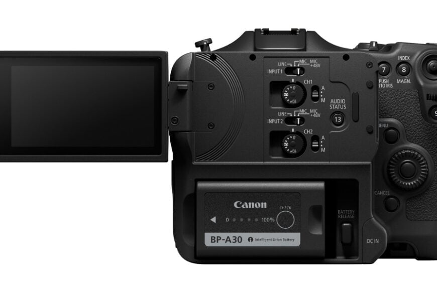 Kamera Canon EOS C70 w korpusie przypominającym bezlusterkowca