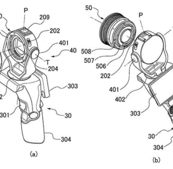 Patent Canona na aparat z gimbalem
