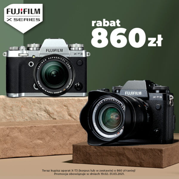 Najnowsze promocje Fujifilm- X-T3 z rabatem