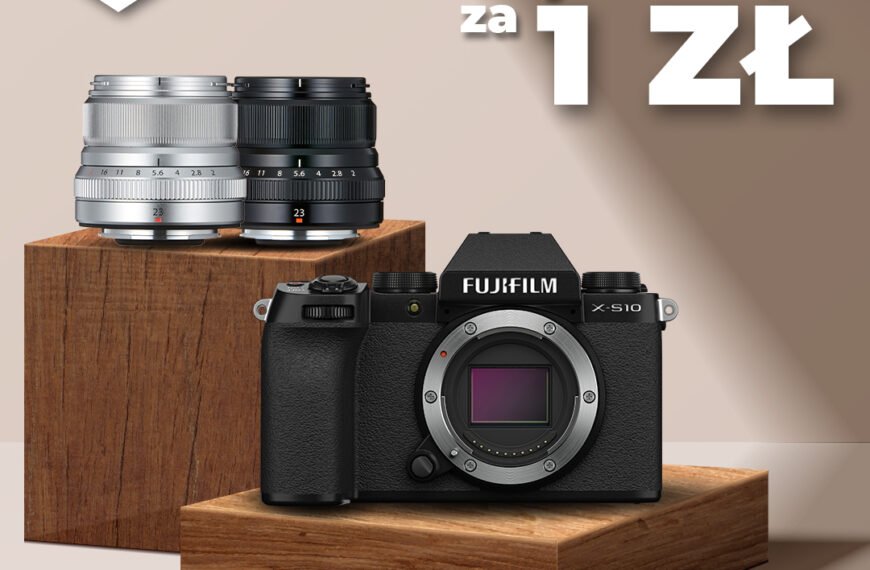 Najnowsze promocje Fujifilm – X-S10 + XF23mm F2 R WR