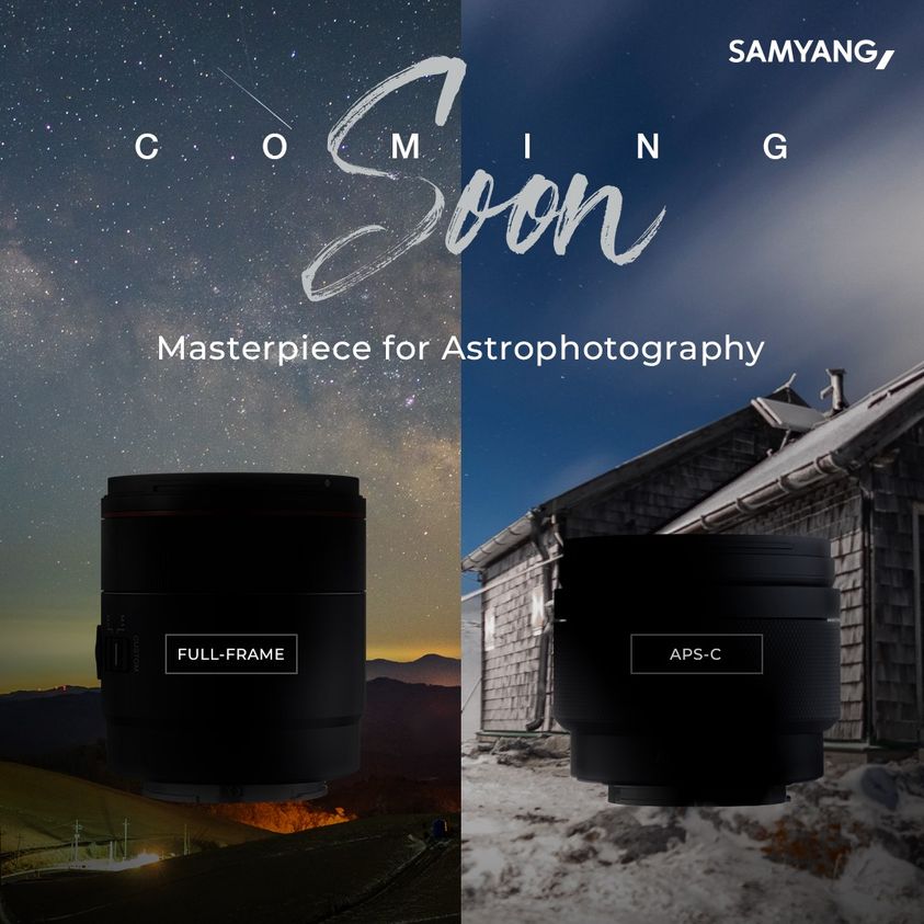 Samyang pokaże w kwietniu dwie nowe stałki do astrofotografii