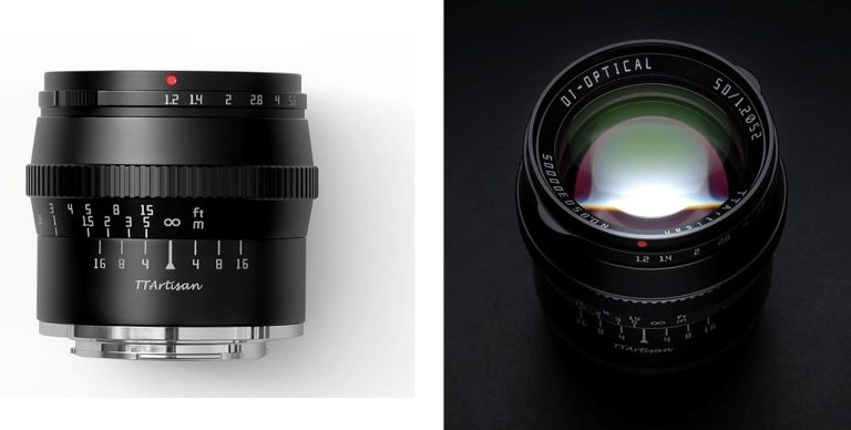 Obiektyw TTartisan 50 mm F/1,2 dla matryc formatu APS-C w mocowaniach Leica L i Nikon Z