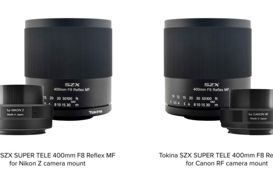 Obiektyw lustrzany Tokina 400 mm f/8 będzie teraz dostępny również w mocowaniach Canon RF, Nikon Z