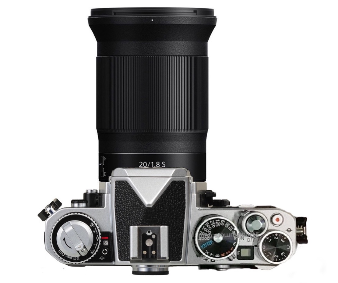 Nikon zfc z mount aps c mirrorless camera mockup 5