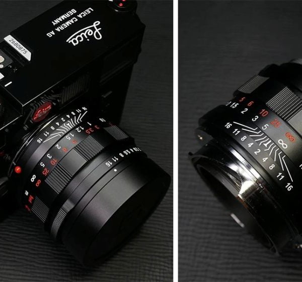 Firma Funleader przerobiła 300 obiektywów Contax G Carl Zeiss Planar 45mm F2 T* na mocowanie Leica M