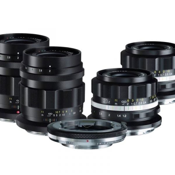 4 nowe obiektywy Cosina Voigtländer w mocowaniu Nikon Z i Fujifilm X oraz adapter z mocowaniem Sony E