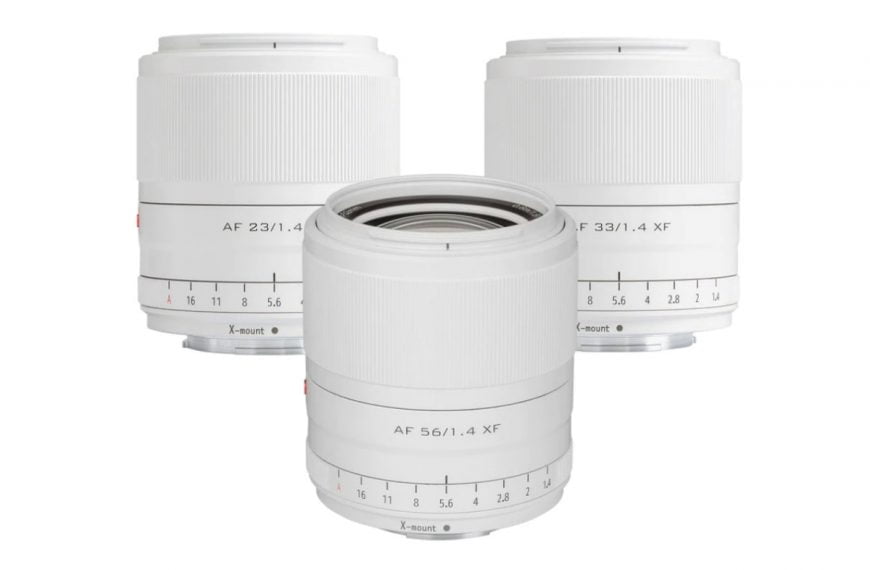 Viltrox 23mm F1.4, 33mm F1.4 i 56mm F1.4: matowa biała edycja limitowana w mocowaniu Fujifilm X