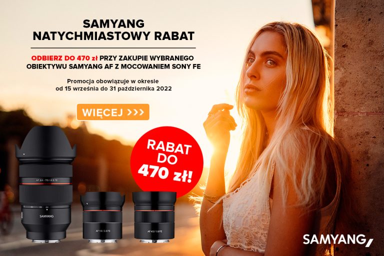 Samyang Kampania Natychmiastowy Rabat