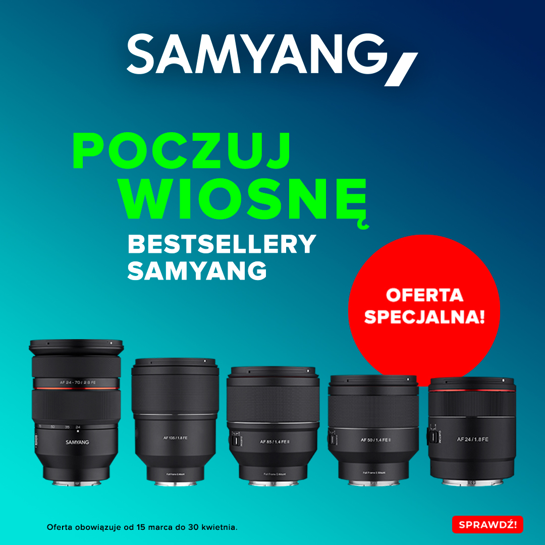 Wiosenna kampania bestselerów Samyang