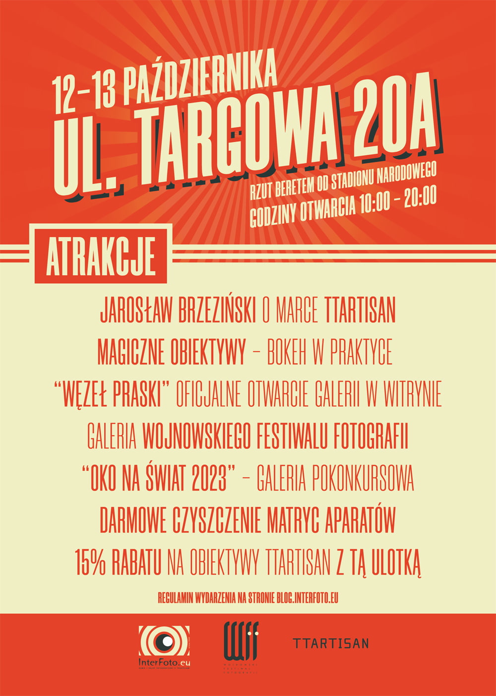 ULOTKA WYDARZENIA „DNI OTWARTE 12-13 PAŹDZIERNIK 2023”