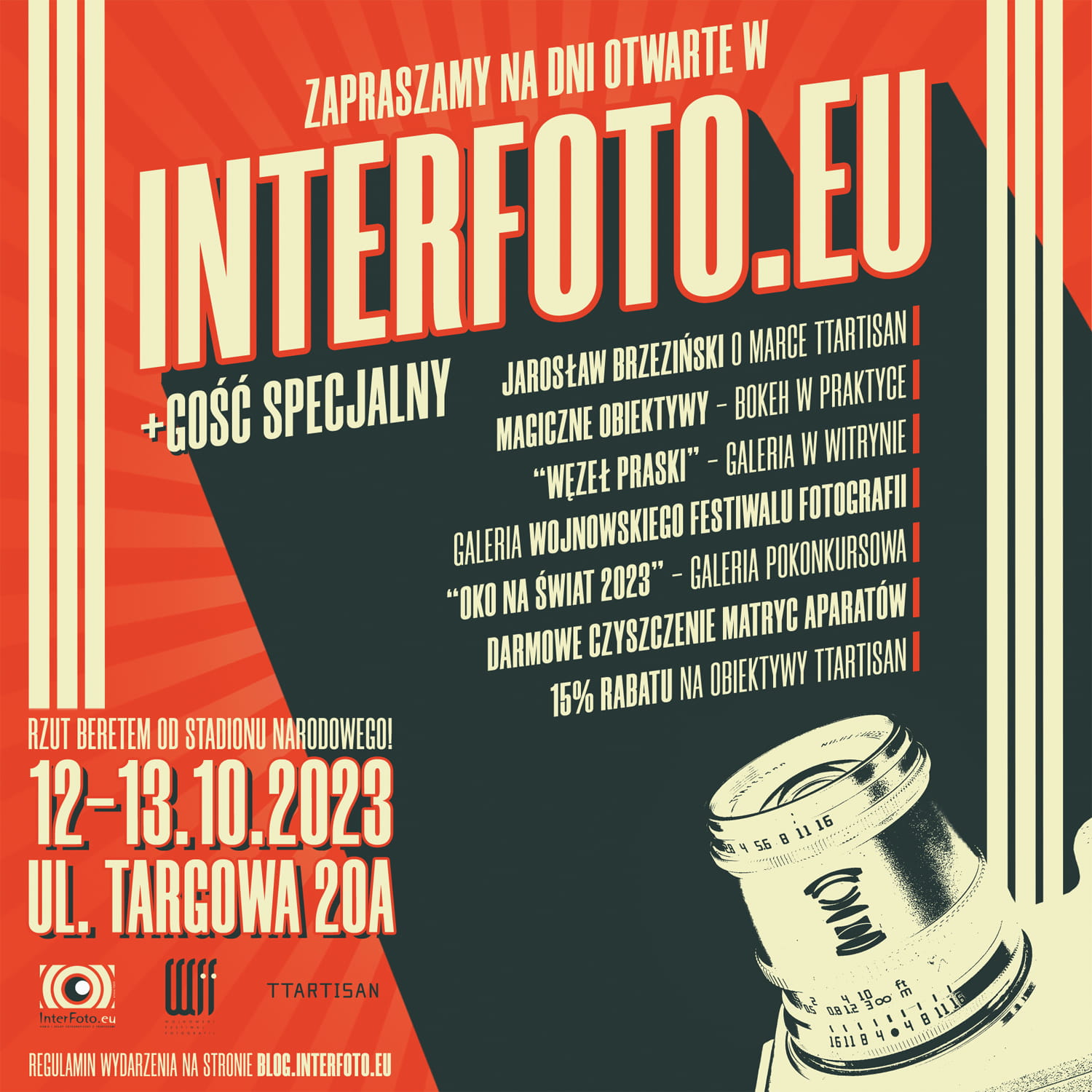 Plakat Wydarzenia Dni Otwarte InterFoto.eu i marki TTArtisan