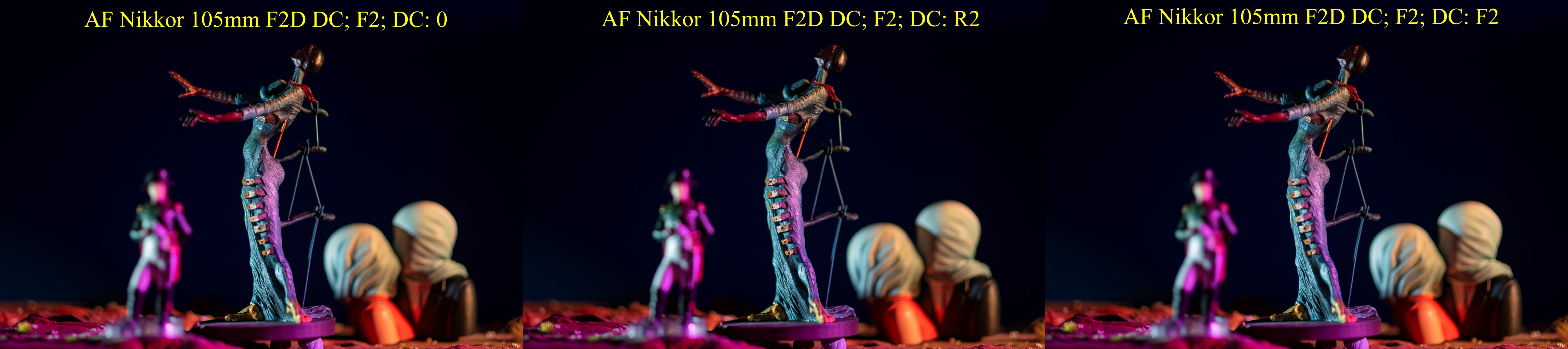 AF Nikkor 105mm F2D DC Burning Giraffe