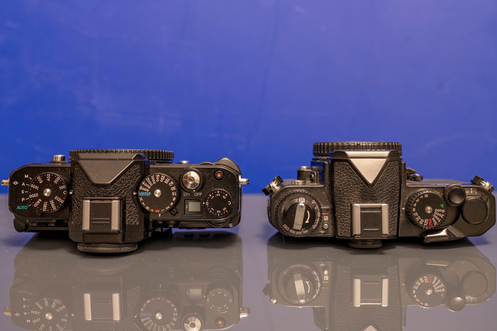 Nikon Df Kontra Nikon Zf Nikon Zf Nikon FM3a Top