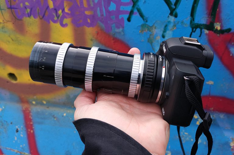 P. Angenieux Paris 180mm F4.5 Type P21 M42 na Canon EOS M50 Mark II