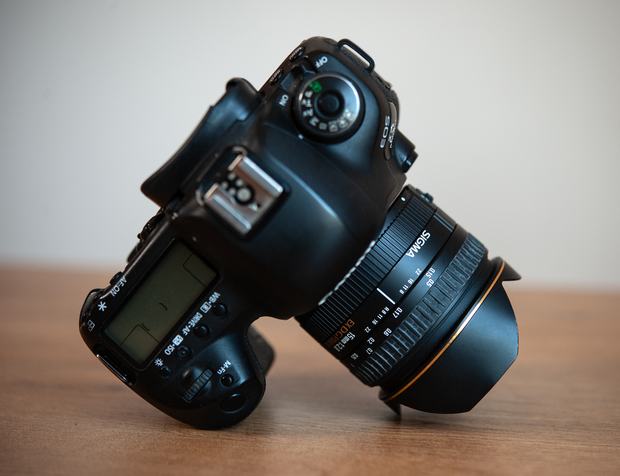 Canon EOS 5D Mark IV i Obiektywem Sigma 15mm F2.8 EX DG Fisheye