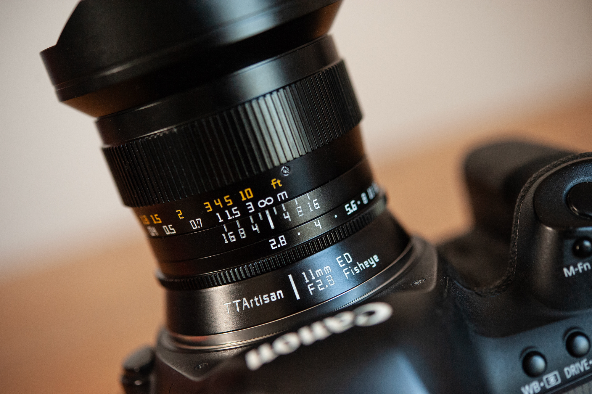 TTArtisan 11mm F2.8 Fisheye i Canon EOS 5D Mark IV