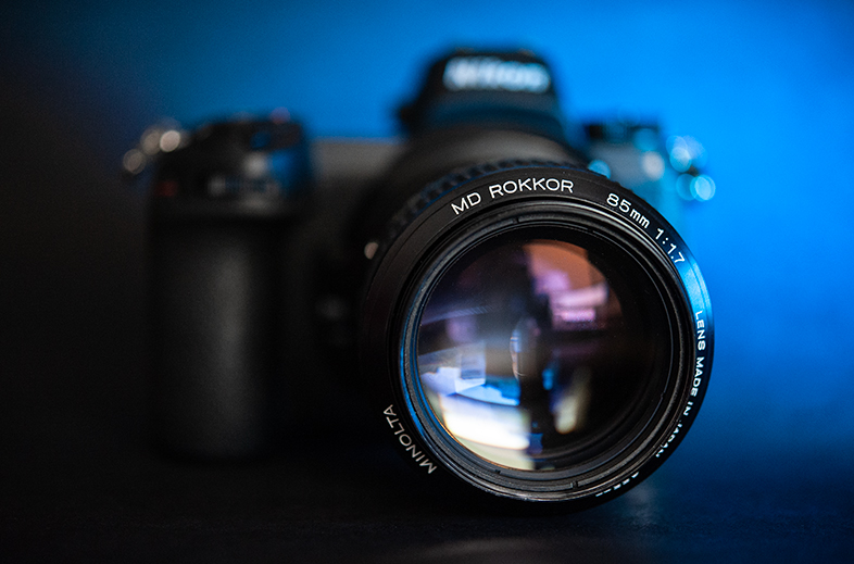 Minolta MC MD 85mm F1.7, Nikon Z6, adapter K&F Concept MD na Nikon Z