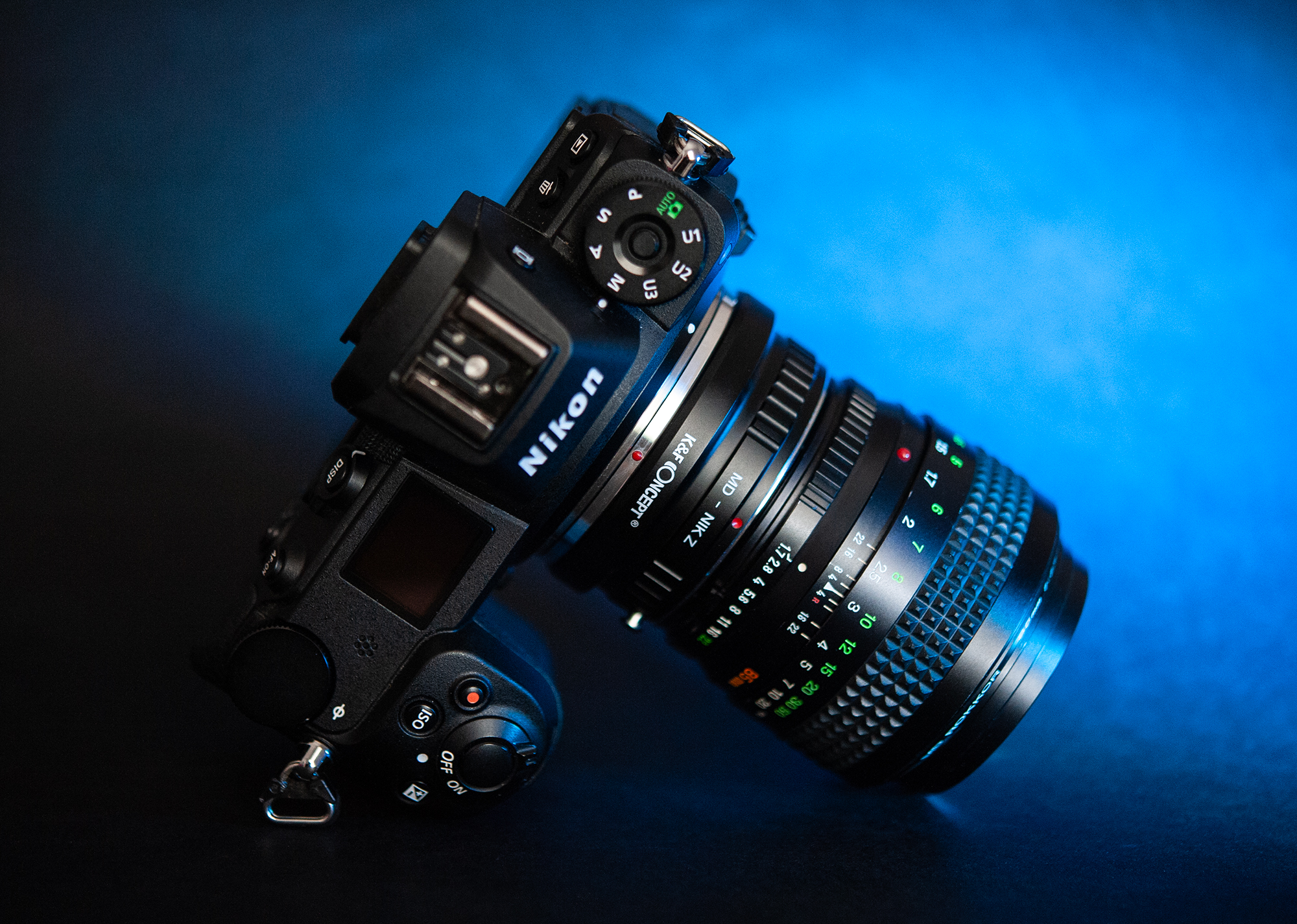 Minolta MC MD 85mm F1.7, Nikon Z6, adapter K&F Concept MD na Nikon Z