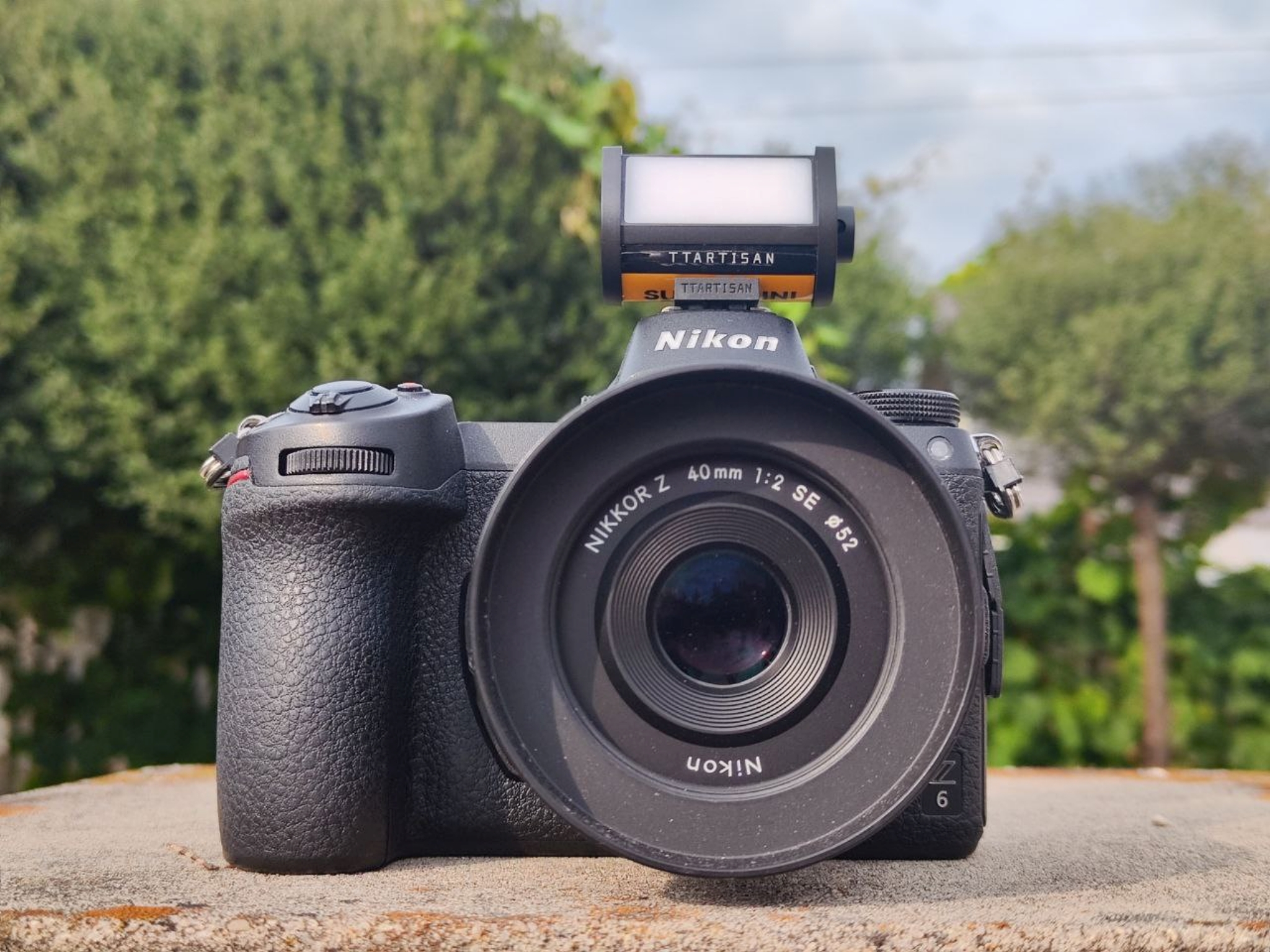 TTArtisan Super Mini LED Light Nikon Z6 front