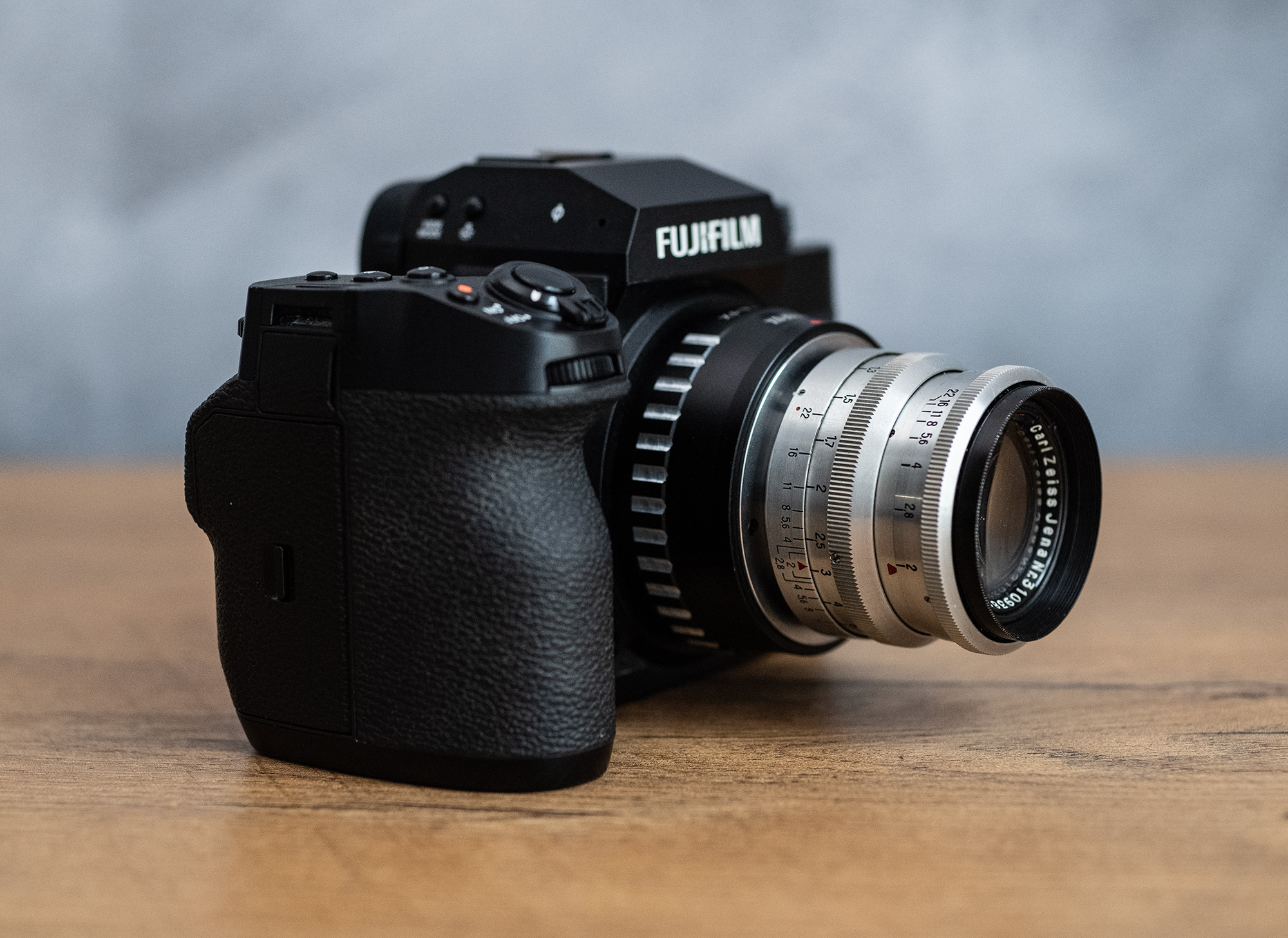 Fujifilm X-H2 i Biotar 58mm F2 T Carl Zeiss Jena z 17 listkową przysłoną