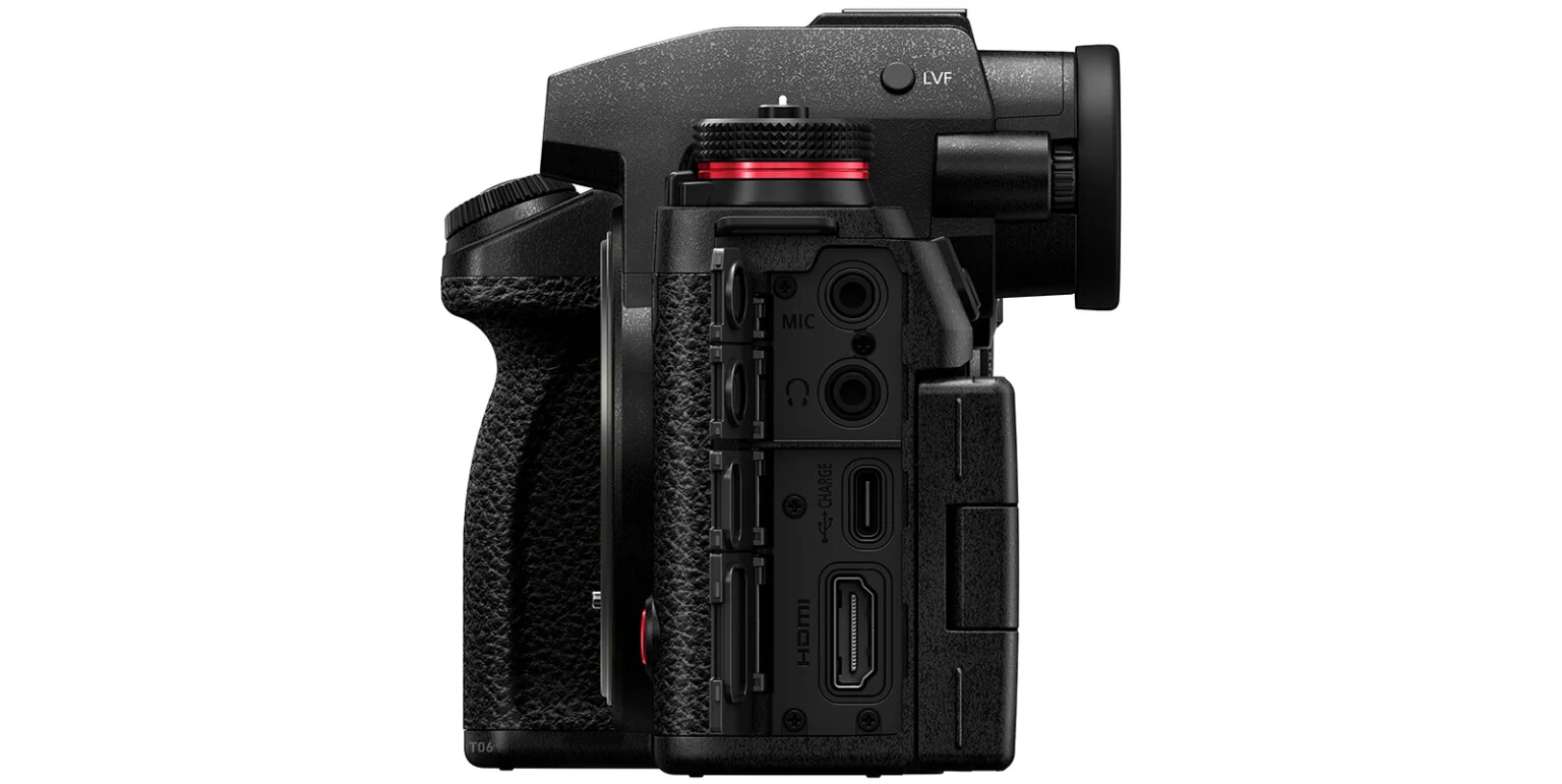 Lumix S1 II Body JackSideOpen 2