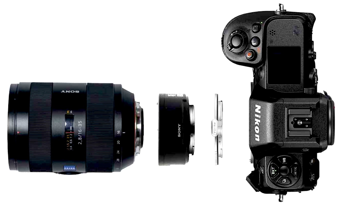 Megadap etz21 pro autofocus adapter sony e lens to nikon z camera 2