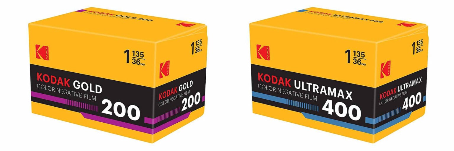 Kodak gold film 200 135 36exp box left facing 1536x511