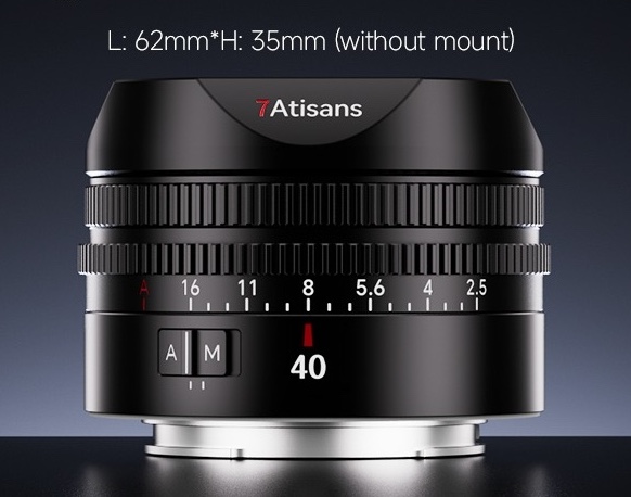 7Artisans AF 40mm f2.5 FF lens1