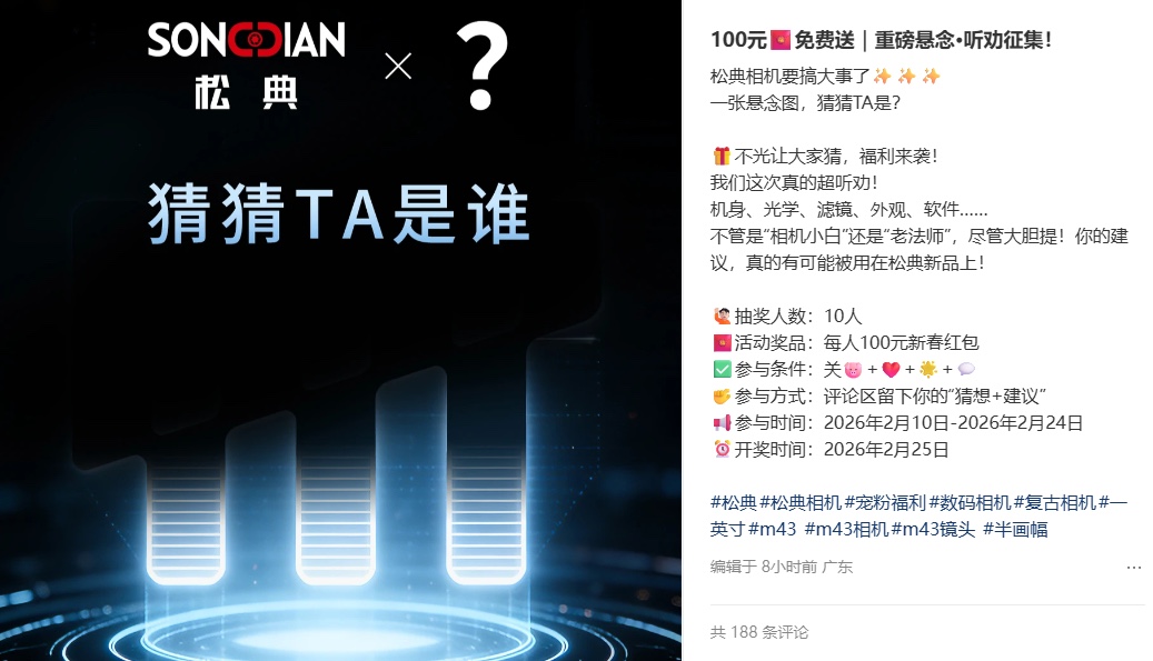 Songdian Micro Four Thirds camera rumors