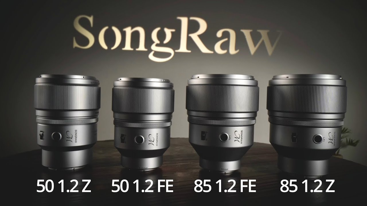 Songraw 50mm 85mm f1.2 full frame autofocus lenses for Nikon Z Sony E mount